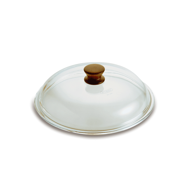 意大利原产Pentolpress玻璃锅盖 木质把手透明直径28cm