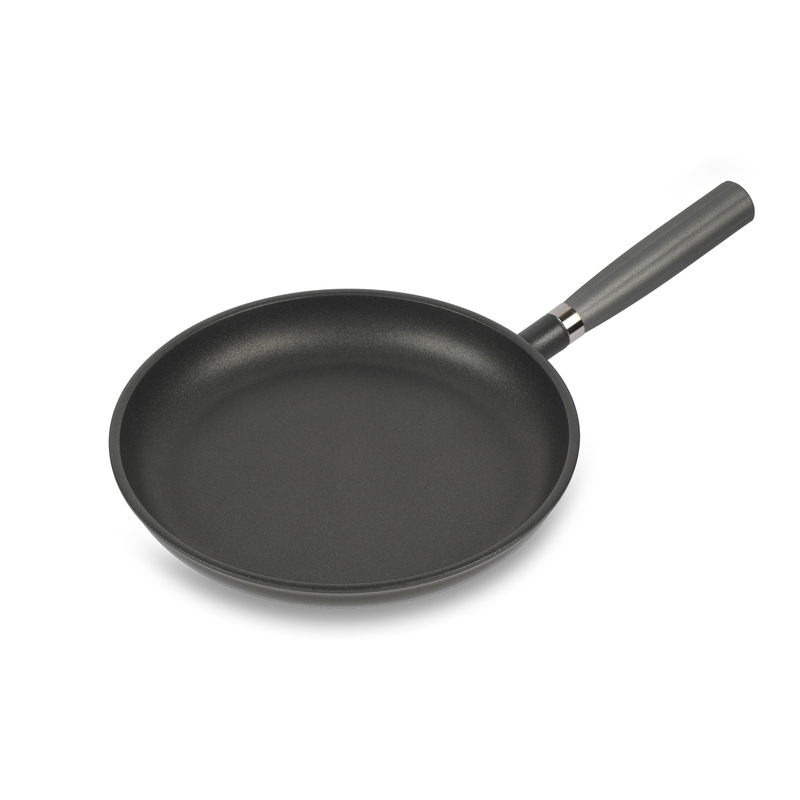 意大利原产Pentolpress陶瓷基涂层平底锅 燃气用煎锅28cm黑色