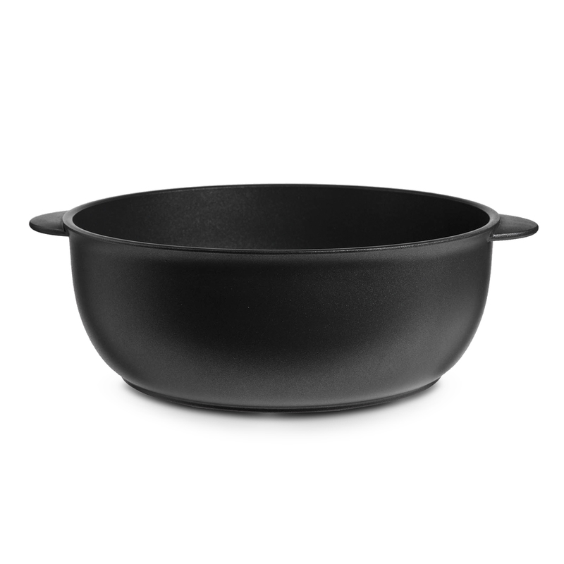 意大利原产Pentolpress陶瓷基涂层不粘锅 燃气用煮锅28cm黑色